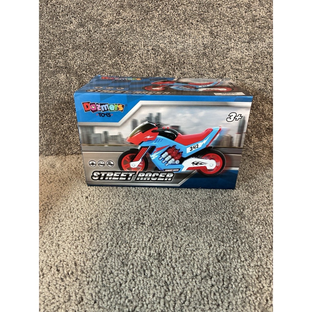 Dazmers Toys Street Racer Motorcycle Ages 3 Plus